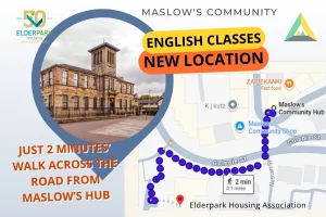 Maslow’s English Classes Move to a New Location