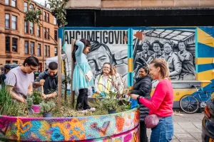 Cleaning, Planting and Connecting at Our Third Street Glow-Up
